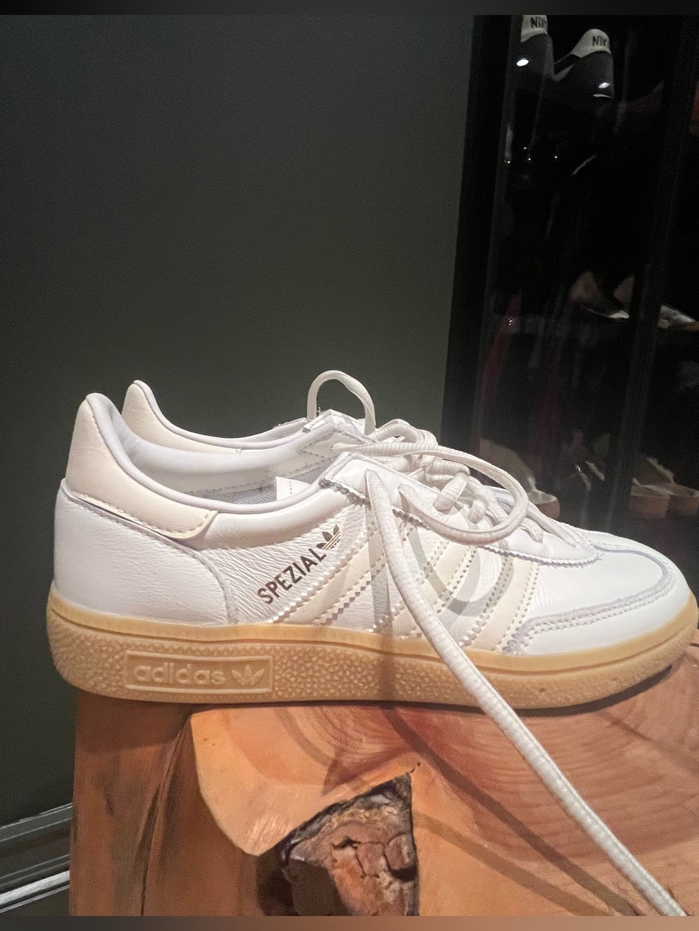 adidas Spezial White with Gum Sole